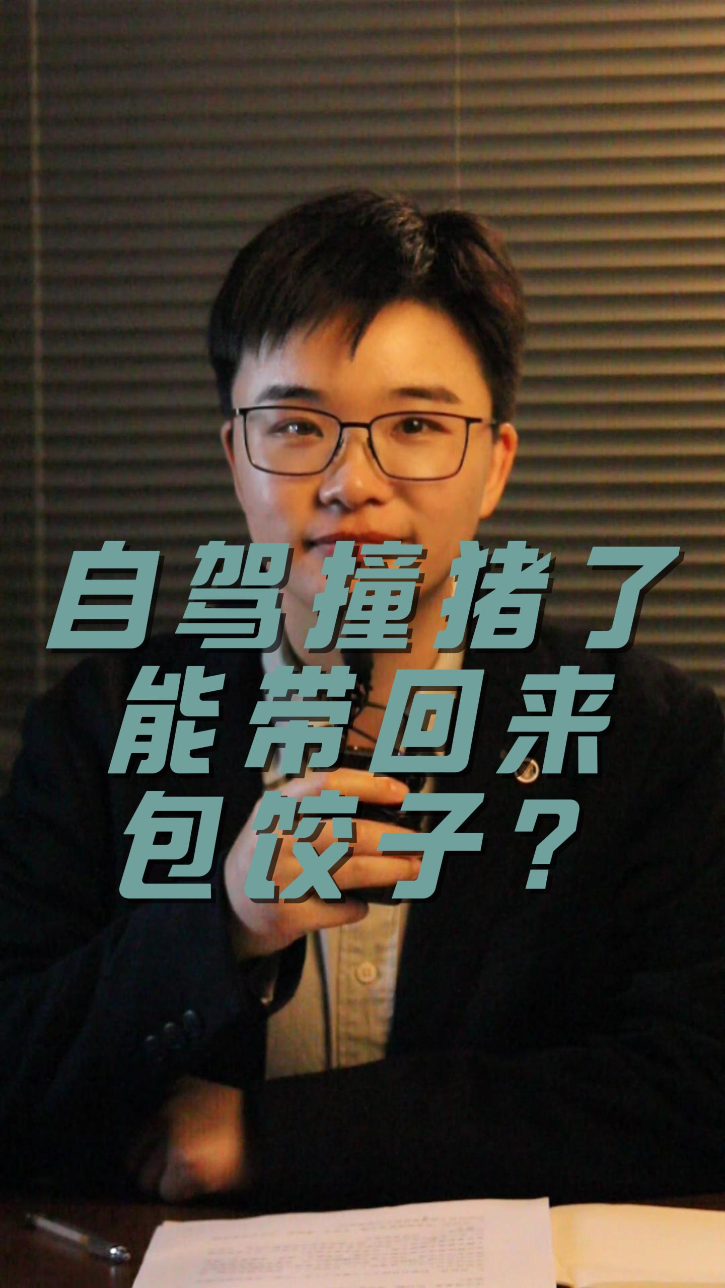 自驾撞猪了能带回来包饺子吗
